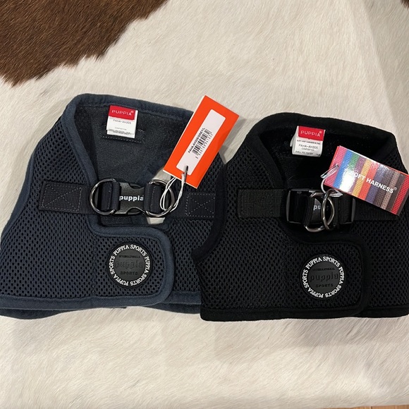 Puppia Soft Vest Dog Harness Black Sz L NWT - Picture 4 of 12